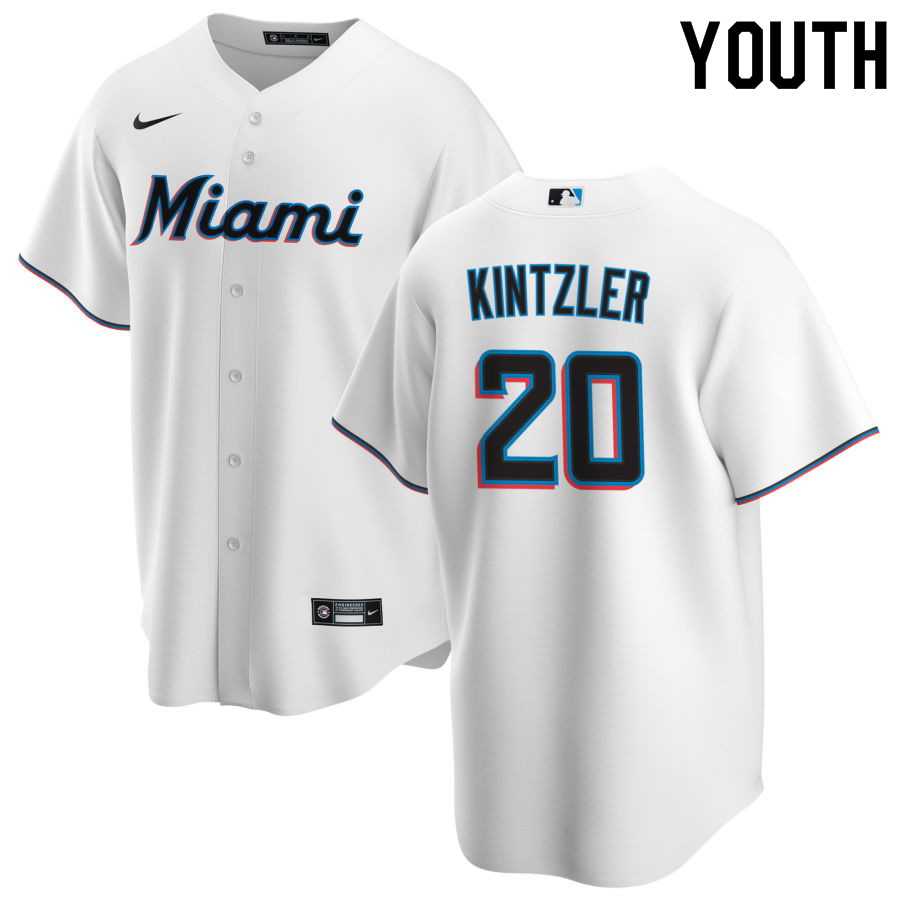 Nike Youth #20 Brandon Kintzler Miami Marlins Baseball Jerseys Sale-White